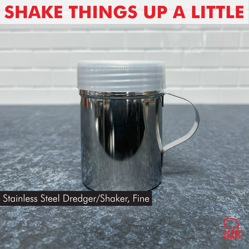 Chef Craft Select Dredger/Shaker, Fine, Stainless Steel - Image 2
